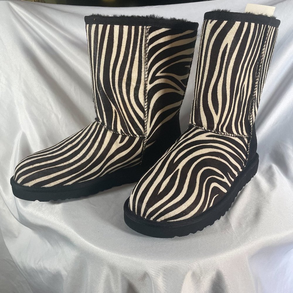 Never Worn UGG Australia Exotic Zebra Boots
